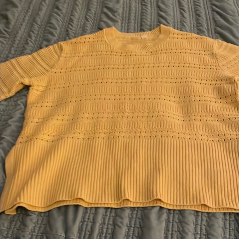 GAP Yellow Knit Sweater